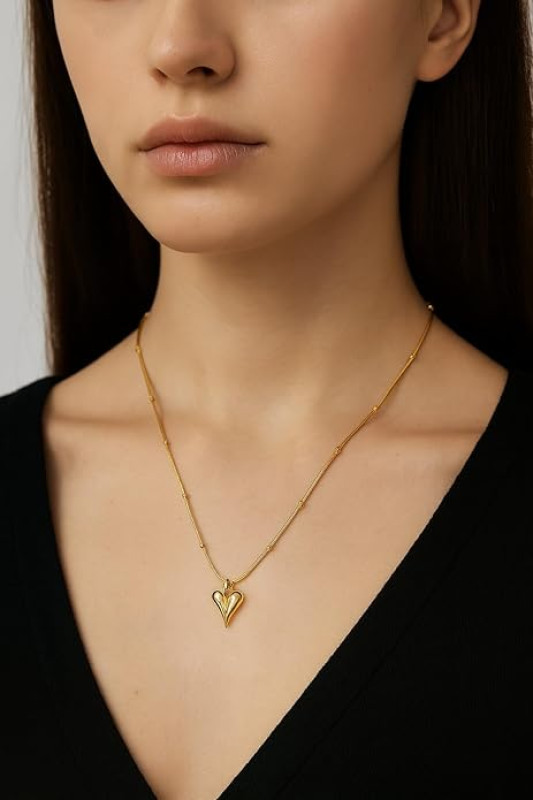 Golden Heart Pendent