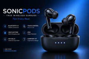 SonicPods Pro Wireless Earbuds